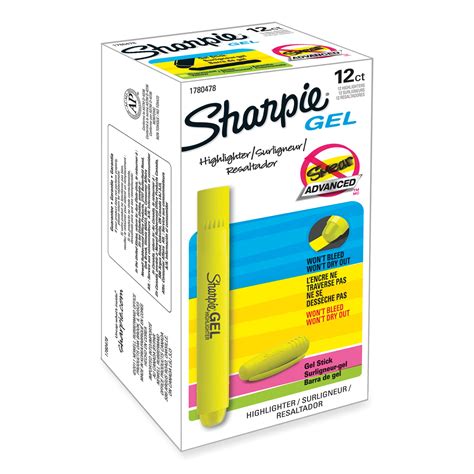 San1780478 Sharpie Gel Highlighter Zuma