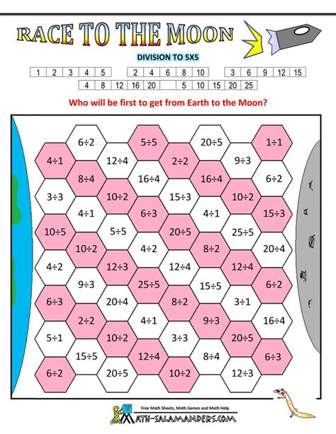 Math Division Games | Math fact games, Division games, Math division