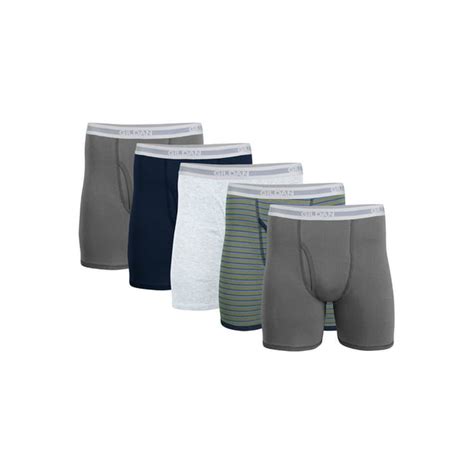 Gildan Adult Mens Regular Leg Boxer Briefs 5 Pack Sizes S 2xl 6