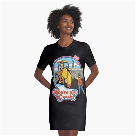 Youre My Crush Graphic T Shirt Dress For Sale By Stevenrhodes