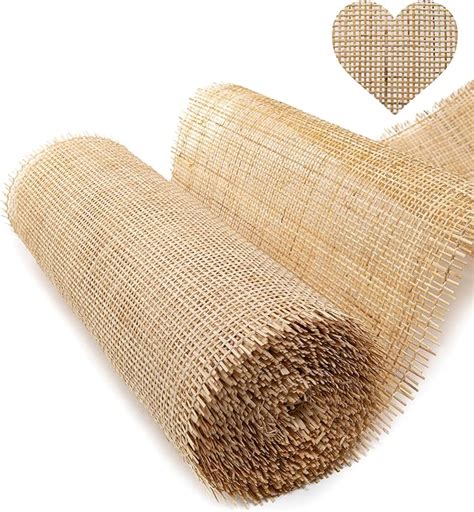 Amazon Lusydeco Width Square Rattan Cane Webbing Roll Feet