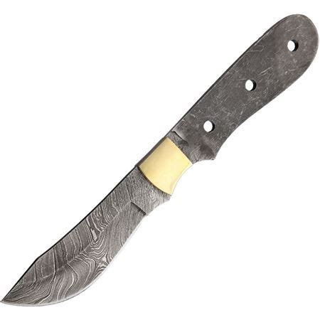 Knife Blanks 030 Damascus Fixed Blade Knife with Stainless Handle - Knife Country, USA