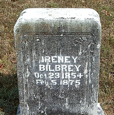 Irena France Bilbrey 1854 1875 Find A Grave Memorial