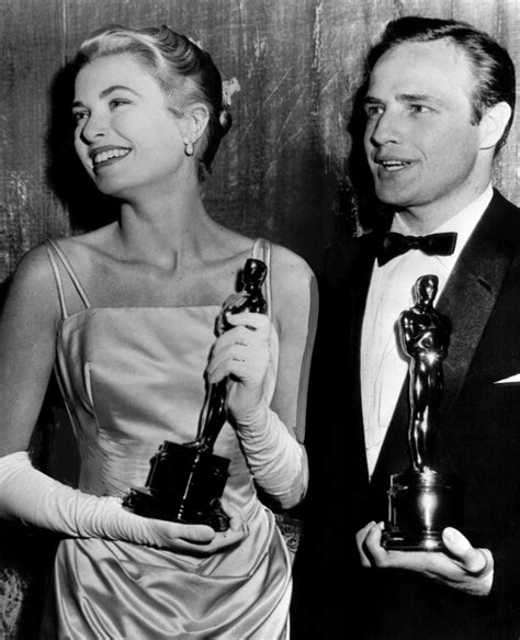 Grace Kelly And Marlon Brando Won Oscars Tonight 3 30 In 1955 For The