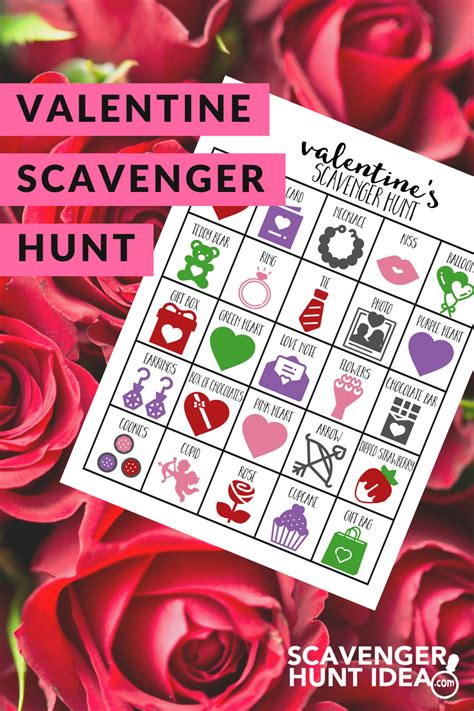 Valentines Scavenger Hunt for Kids - ScavengerHuntIdea.com