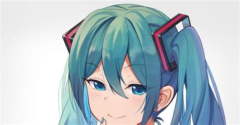 初音ミク ミク Bibのイラスト Pixiv