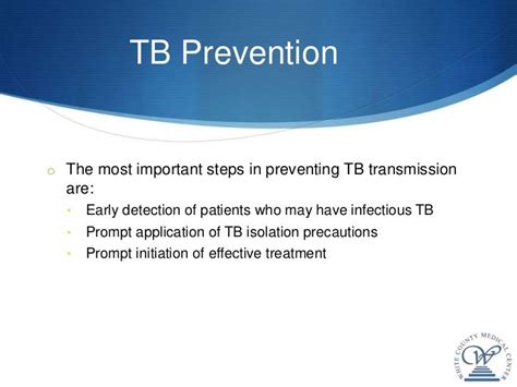 Tuberculosis prevention