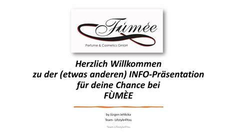 8min Präsentation über deine Chance bei Fumee YouTube