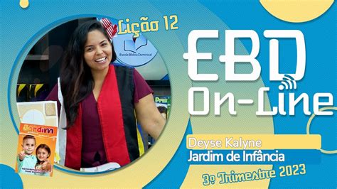 Ebd Li O Jardim De Inf Ncia Trimestre De Amigo