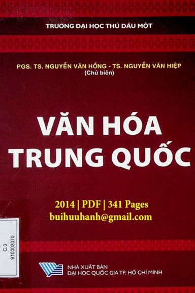 Văn Hóa Trung Quốc NXB Đại Học Quốc Gia 2014 Nguyễn Văn Hiệp 341