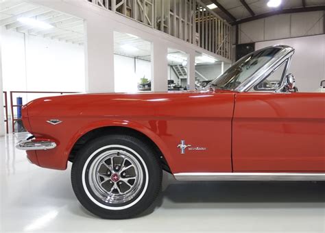 Rangoon Red 1965 Ford Mustang Convertible for Sale