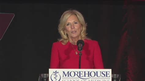 First Lady Jill Biden Focuses On Women S Health Research At Morehouse