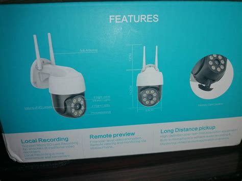 ANBIUX 2MP HD IP Camera 4K Ai Human Detection 1080P Audio WI FI PTZ