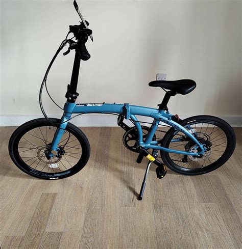 Carrera Intercity Speed Folding Bike Light Blue Excellent