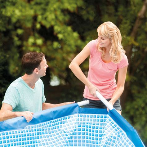 Intex New Intex Rectangular Frame Above Ground Swimming Pool Reviews