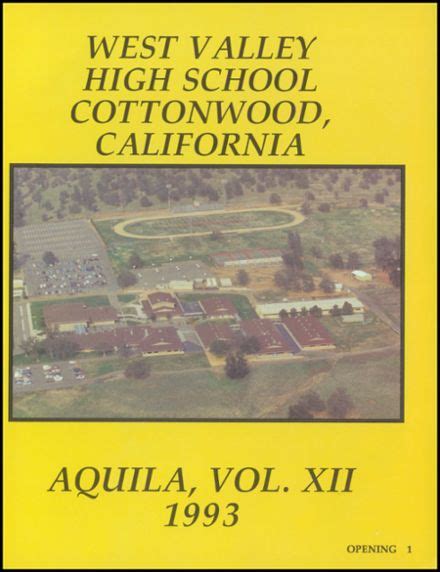 Explore 1993 West Valley High School Yearbook, Cottonwood CA - Classmates