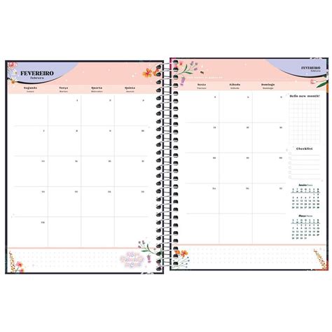 Planner Espiral Tilibra Capricho 2022 179728 Megalivros