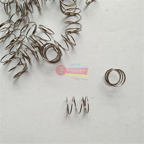 Jual Per Spring Tekan 05 Mm Stainless Panjang 1 Cm Shopee Indonesia