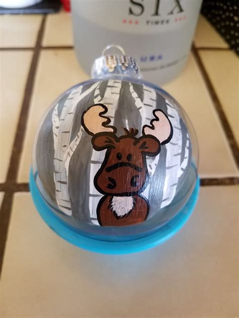 Christmas ornament moose | Christmas decorations ornaments, Christmas paintings, Diy christmas ...