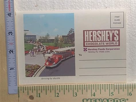 Postcard Album Arriving By Shuttle Hersey S Chocolate World Hershey