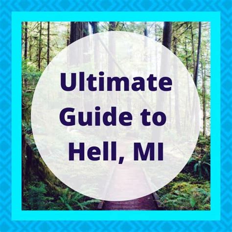 Utimate Guide to Hell Michigan: How to Go to Hell MI - My Michigan Beach and Travel