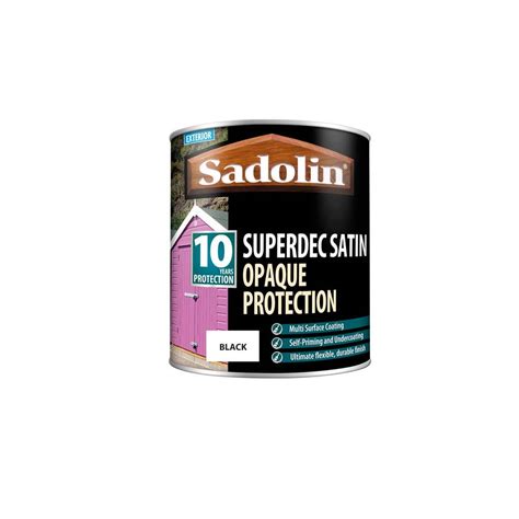 Sadolin Superdec Black 1l