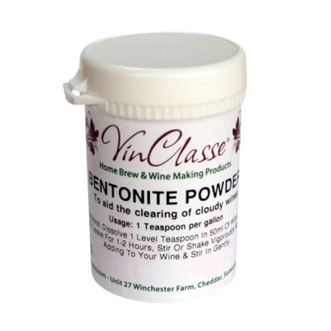 Vinclasse Bentonite 100g The Homebrew Centre