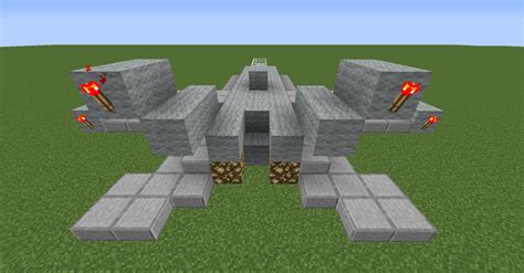 Fr Minecraft Structure Minecraft Avion De Chasse