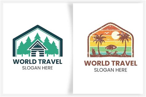 Premium Vector Travel Logo Tourism Agency Logo Travel Agent Logo