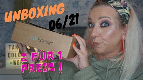 Unboxing LOOKFANTASTIC Boxen 2 für 1 Preis 06 21 YouTube