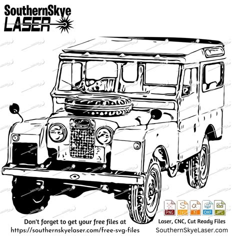 1955 Landrover Svg Png Cut File Etsy