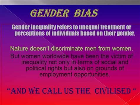 Gender Discrimination Ppt Ppt