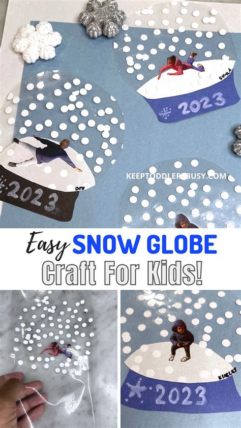 You’ll Love This Easy Winter Snow Globe Craft For Kids