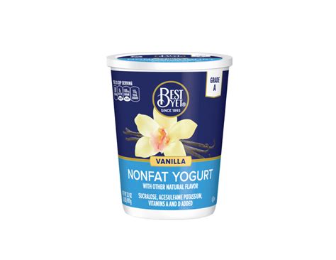 Non Fat Vanilla Yogurt - Best Yet Brand