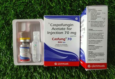 Caspofungin Acetate For Injection 70mg At Rs 2500 Box Pharmaceutical