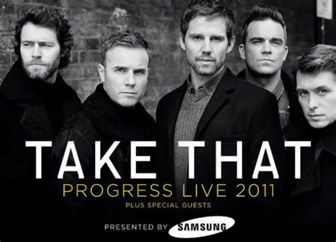 Progress Live Tour Take That Font Forum