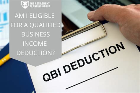 Am I Eligible For A Qualified Business Income Deduction The Retirement Planning Group