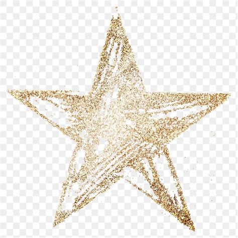 Png Gold Glitter Star Element Premium Image By Adj