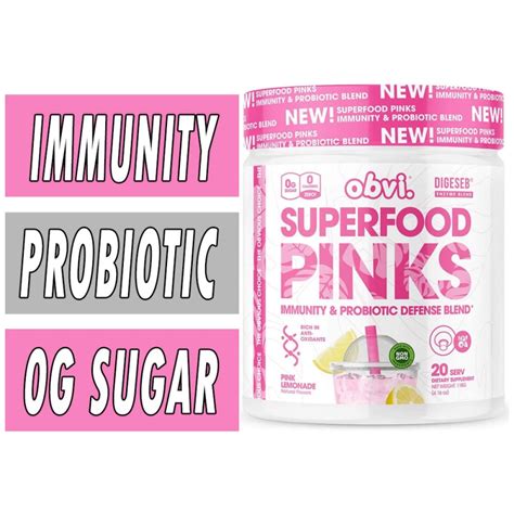 Superfood Pinks Obvi Immunity Defense Blend