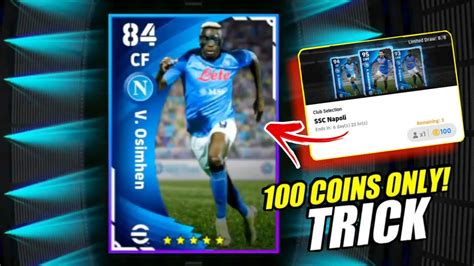 Trick To Get Rated V Osimhen From Napoli Club Selection In