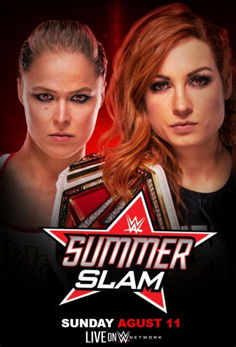 Wwe Summerslam 2019 Poster By Crispy6664 On Deviantart