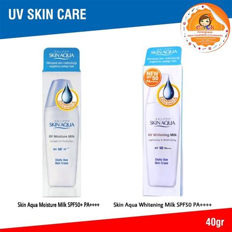 Jual Skin Aqua Spf Uv Moisture Milk Skin Aqua Spf Uv Whitening