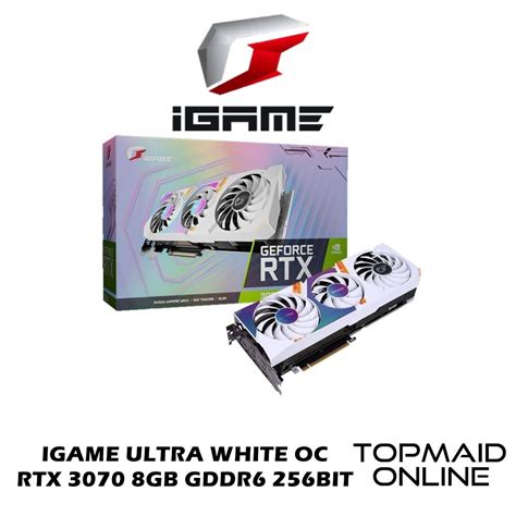 Colorful Geforce Igame Rtx 3070 Ultra W Oc 8gb Gddr6 256bit Gaming Graphic Card Lhr Shopee