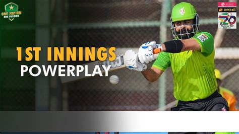 St Innings Powerplay Peshawar Vs Lahore Whites Match National