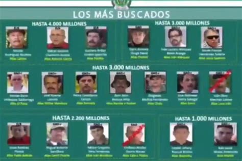 Este Es El Nuevo Cartel De Los Criminales Más Buscados De Colombia Infobae