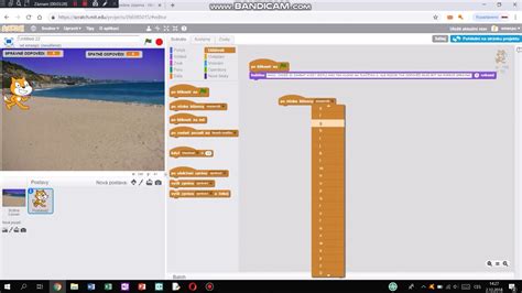jak udělat test ve Scratchi s počítáním skóre YouTube