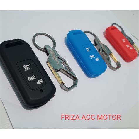 Jual Paket Gantungan Kunci Logo Vario Dan Cover Silicone Remote