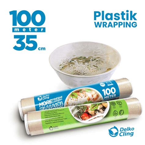 Jual Plastik Delko Cling Food Wrap Cm X M Wrapping Makanan