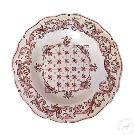 Pasta Soup Plate Classico Rosa Ghenos Italian Dinnerware ThatsArte