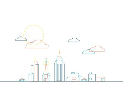 Line City by Will Saunders on Dribbble